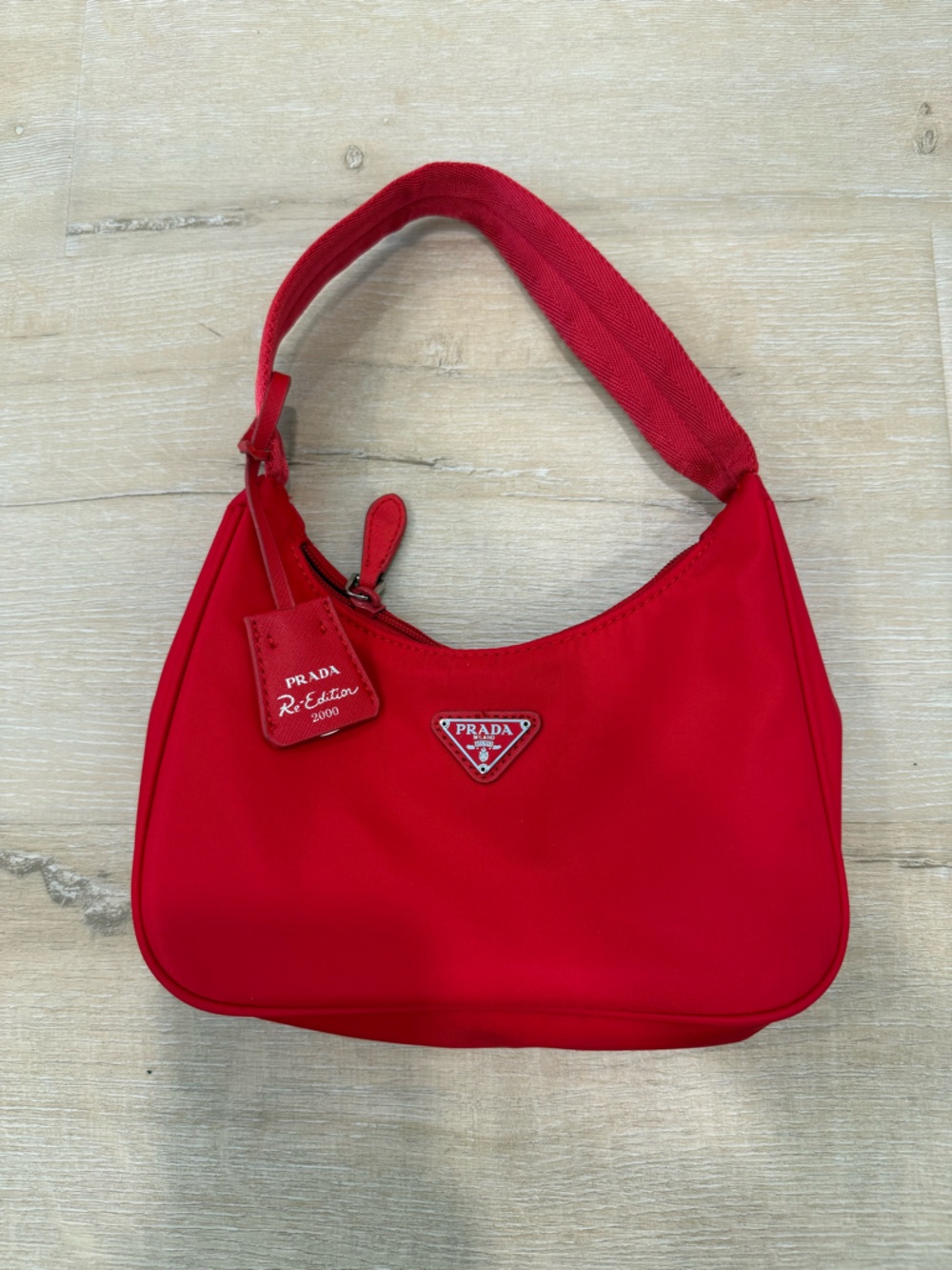 Prada Red Shoulder Bag